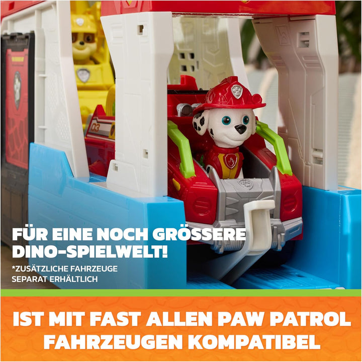 PAW PATROL: Der Dino Film 2-in-1 Dino-Hauptquartier, ab 3 Jahren | Patroller wird zum Hauptquartier