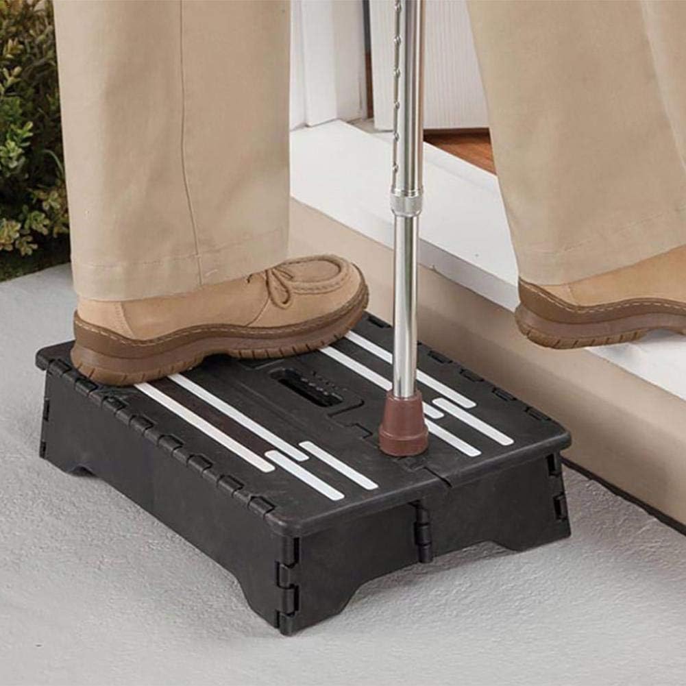 Seasaleshop Tragbarer Halbschritt Tritthocker, Rutschfestes Tritt Trittstufe Klapphocker Faltbar Sch