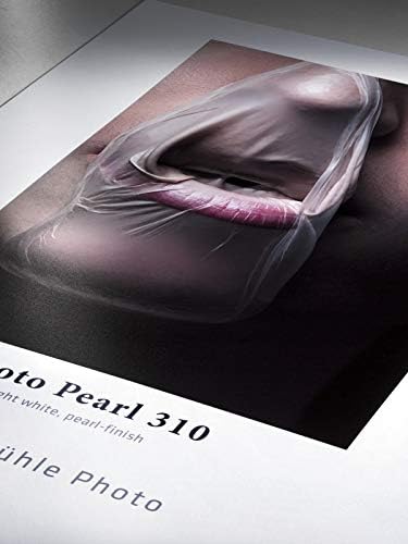 Hahnemühle 10641963 Photo Pearl Papier, 310 g/m², DIN A2, 420 x 594 mm, hellweiss, 420 x 594 mm