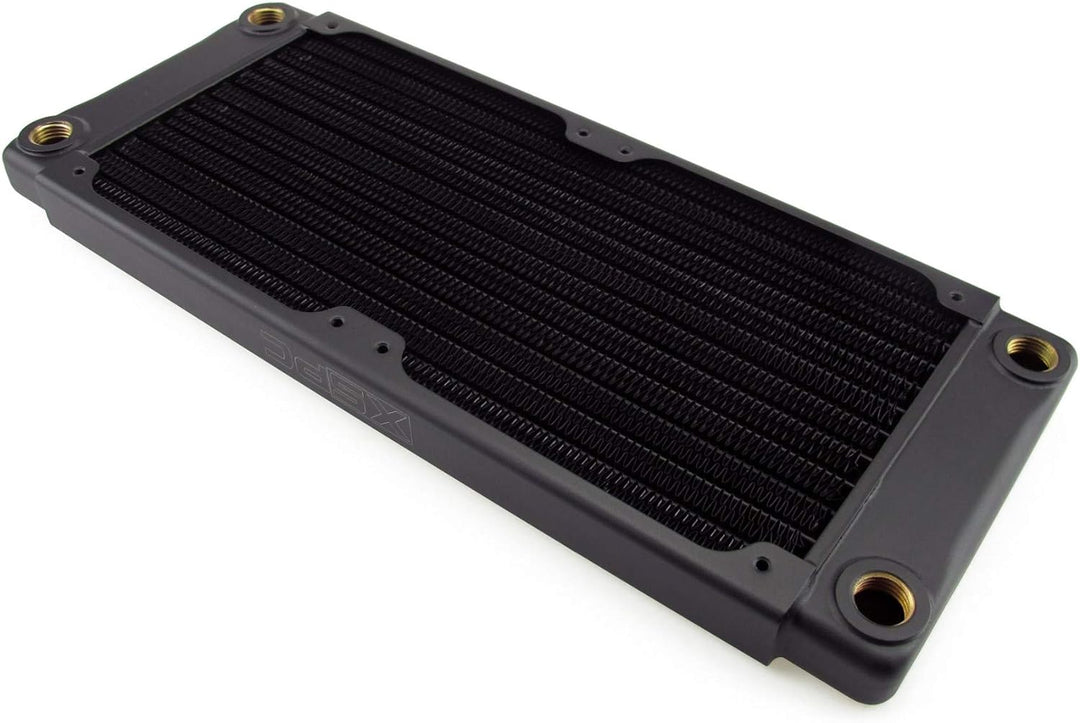 XSPC Kompatibler TX240 Crossflow ultradünner Heizkörper, 240 mm, Schwarz TX240 Schwarz, TX240 Schwar