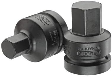 GEDORE Kraftschraubereinsatz 1 Zoll, Innen-6-kant 22 mm, 1 Stück, IN K 21 22, 22 mm