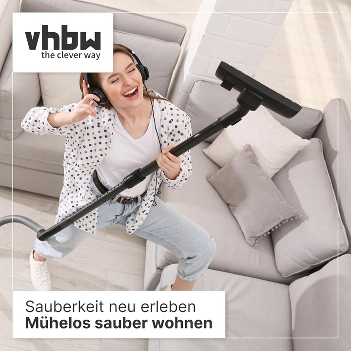 vhbw Bodendüse Typ 2 für Teppiche kompatibel mit Rowenta Staubsauger mit 32 mm Rundanschluss