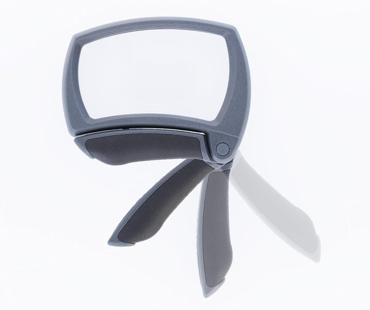 Carson Lighted MagniFold 2x Handlupe mit Komfort-Klappgriff und LED (MJ-50) Vergrösserung (MJ-50), V