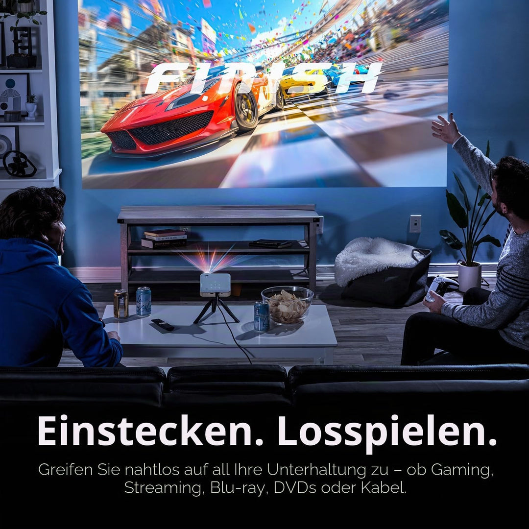 Luma 500 tragbarer Smart Beamer 200 ANSI Lumen weiss