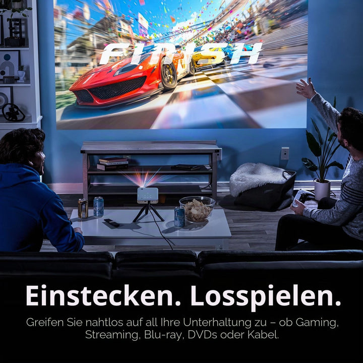 Luma 500 tragbarer Smart Beamer 200 ANSI Lumen weiss