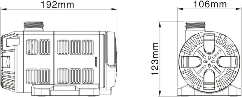 SunSun CET-8000 stufenlos regelbare SuperECO Teichpumpe von 500 bis 8000l/h bei nur 80W