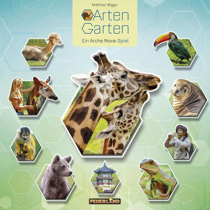 Feuerland Artengarten - Brettspiel für 1-5 Personen, Gesellschaftsspiel ab 12 Jahre, Strategie- und