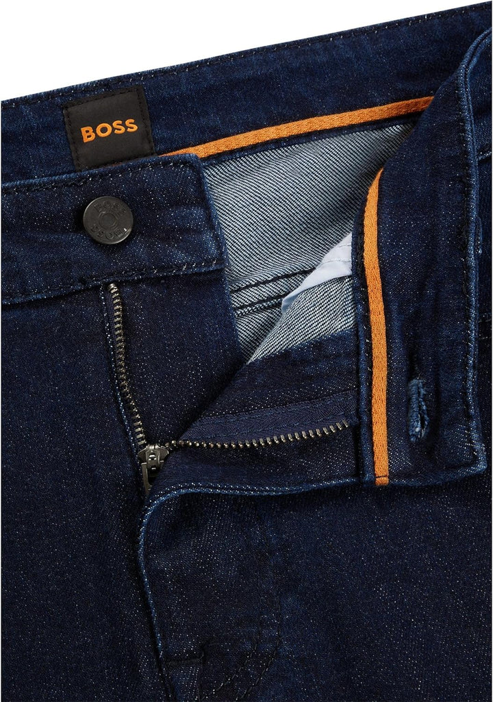 BOSS Herren Delaware BC-L-C Blaue Slim-Fit Jeans aus komfortablem Stretch-Denim 38W / 32L Navy415, 3