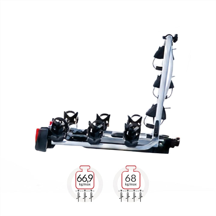 Atera 022685 Fahrradträger Strada Sport 3, Kupplungsträger, für 3 Fahrräder