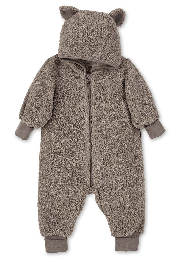 Sterntaler Baby Jungen Overall Baby Overall - Overall Baby, Baby Overall - aus Merino Wolle mit Kapu