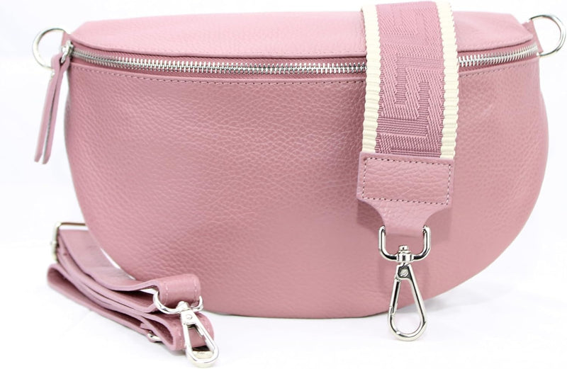 Umhängetasche Damen Stylisch ein crossbody bag damen 100% Leder Genuine Leder Bauchtasche Sehr schon