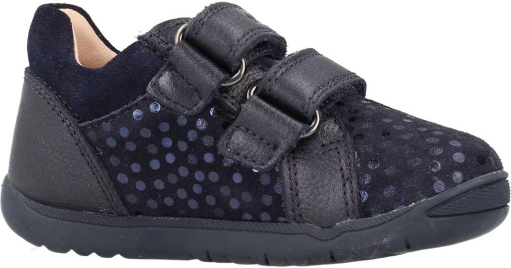 Geox B Macchia Girl A Baby - Mädchen Sneaker 18 EU Dk Navy, 18 EU Dk Navy