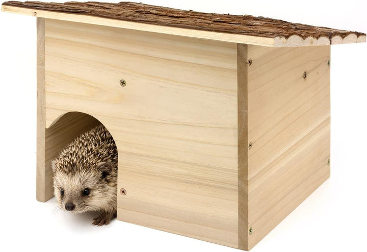CKB LTD Bauen Sie Ihr eigenes Igelhaus aus Holz für Igel oder Meerschweinchen, Outdoor-Unterschlupf