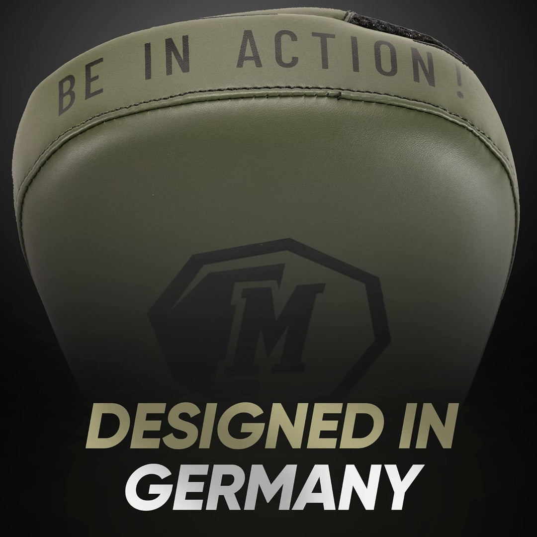 MADGON Premium Pratzen für optimale Schlagdämpfung, 1 Paar Boxpratzen für Boxen, Kampfsport, MMA, Ki