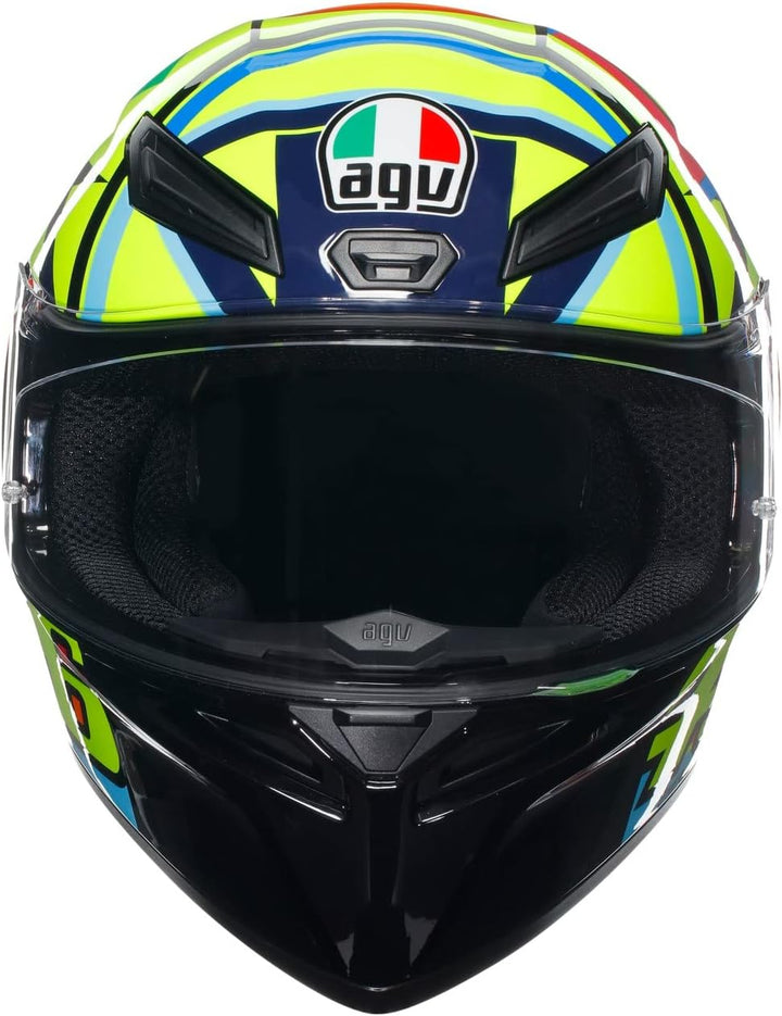 AGV K1 S Soleluna 2017 Integralhelm (gelb/blau/rot) XL (61), XL (61)