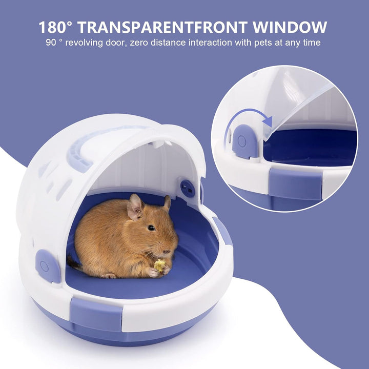 Hamster Carrier Käfig Portable Mäuse Travel Case Kunststoff Kleintier Carrier Ratte Carry Käfig mit