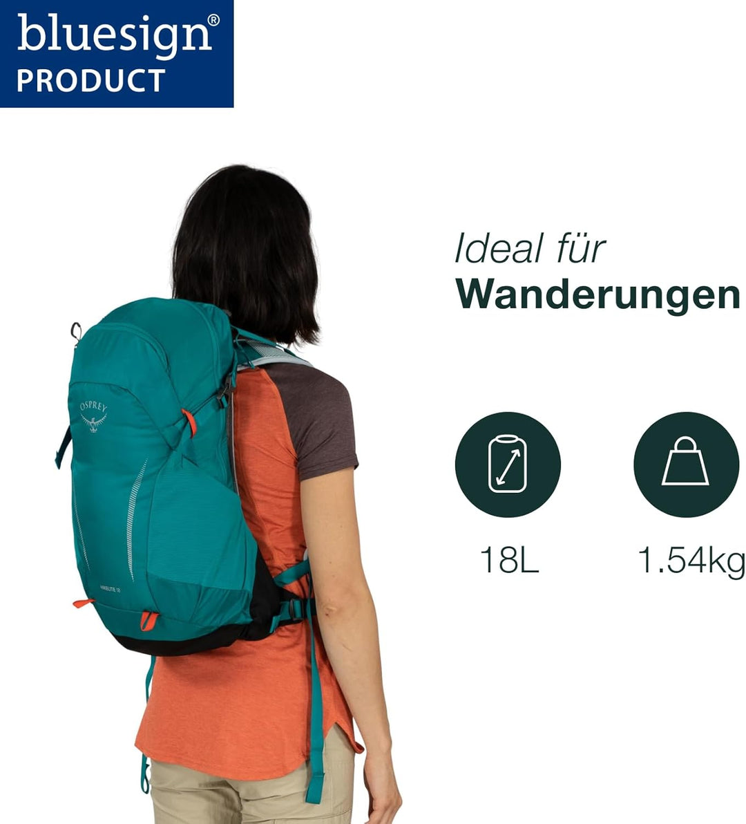 Osprey Hikelite Unisex Rucksack Stardust Yellow/Gray Wolf O/S - Fassungsvermögen 18L, Stardust Yello