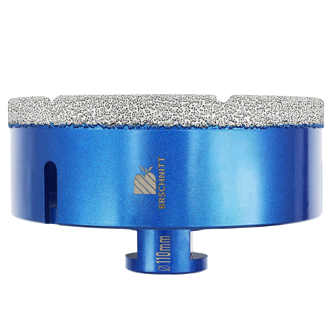 Diamant Fliesenbohrer 110mm - M14 Diamantbohrer Lochsäge für Fliesen Porzellan Keramik Marmor Granit