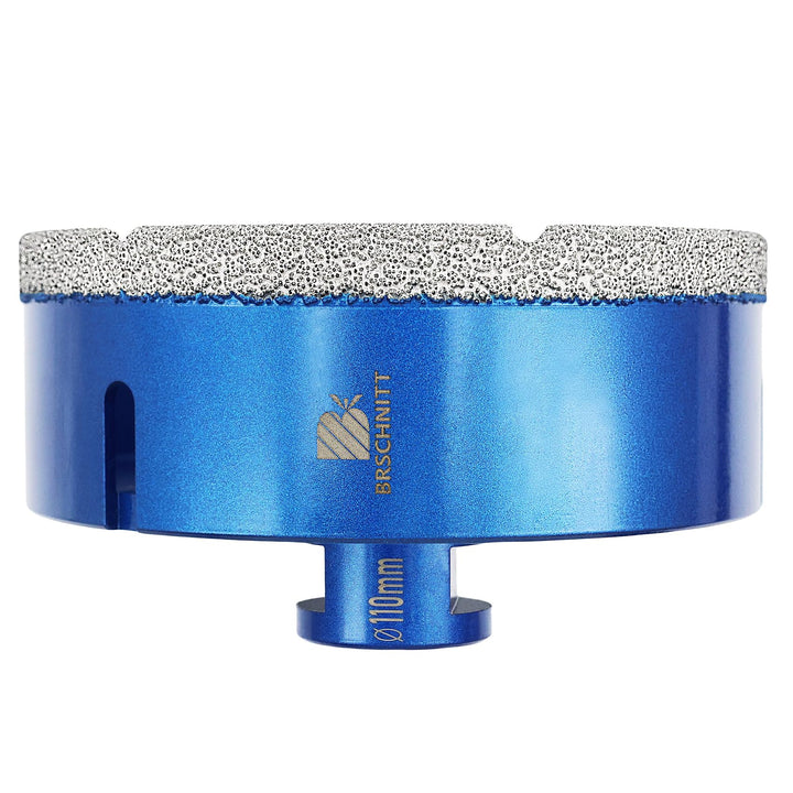 Diamant Fliesenbohrer 110mm - M14 Diamantbohrer Lochsäge für Fliesen Porzellan Keramik Marmor Granit