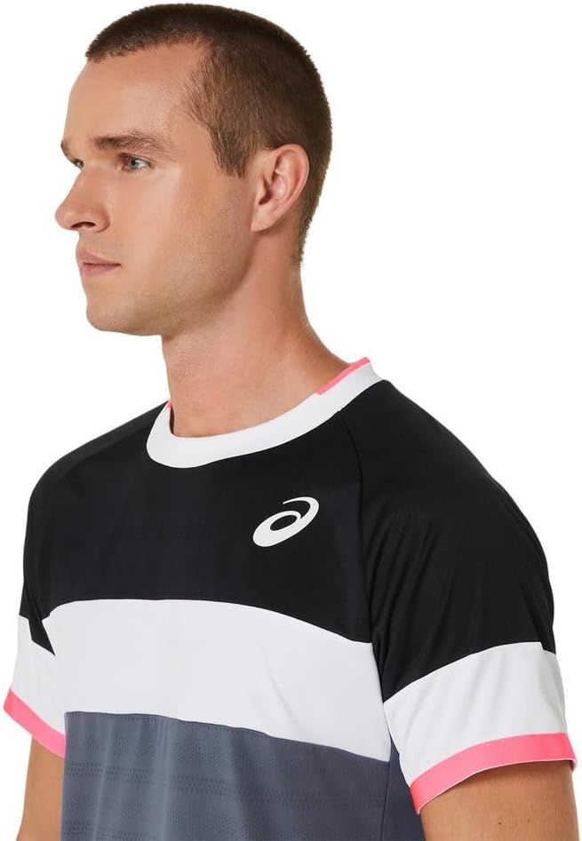 ASICS Herren Match Tennisshirt M Performance Black/Carrier Grey, M Performance Black/Carrier Grey