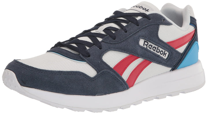 Reebok Unisex Gl1000 Sneaker 40.5 EU Cold Grey Vector Navy Radiant Aqua, 40.5 EU Cold Grey Vector Na