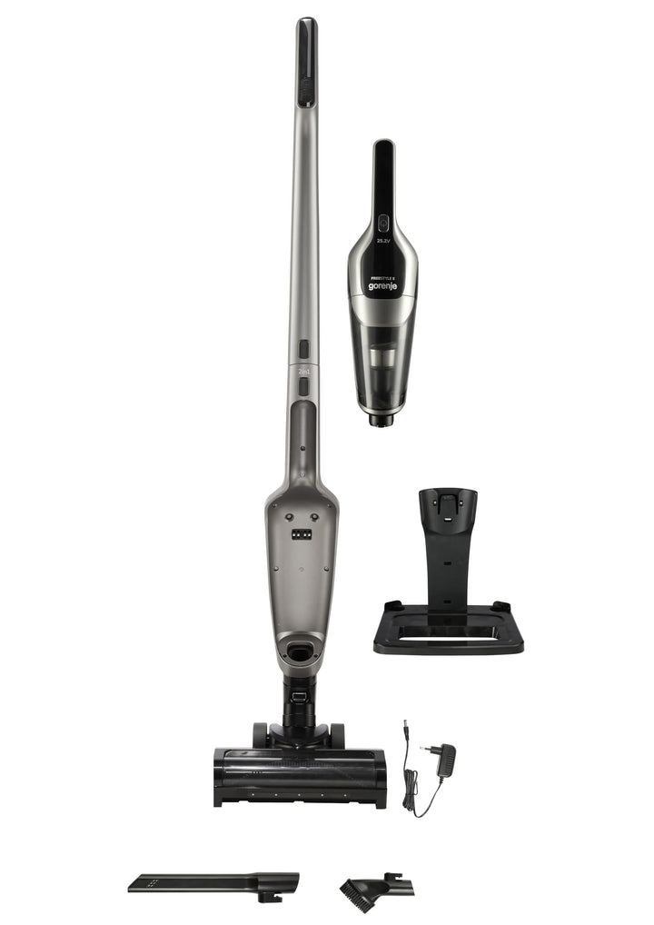 Gorenje SVC252110FSIIA Akku Staubsauger/Motorleistung: 165 W/Saugkraft: 27 W/Bis zu 60 min Laufzeit/