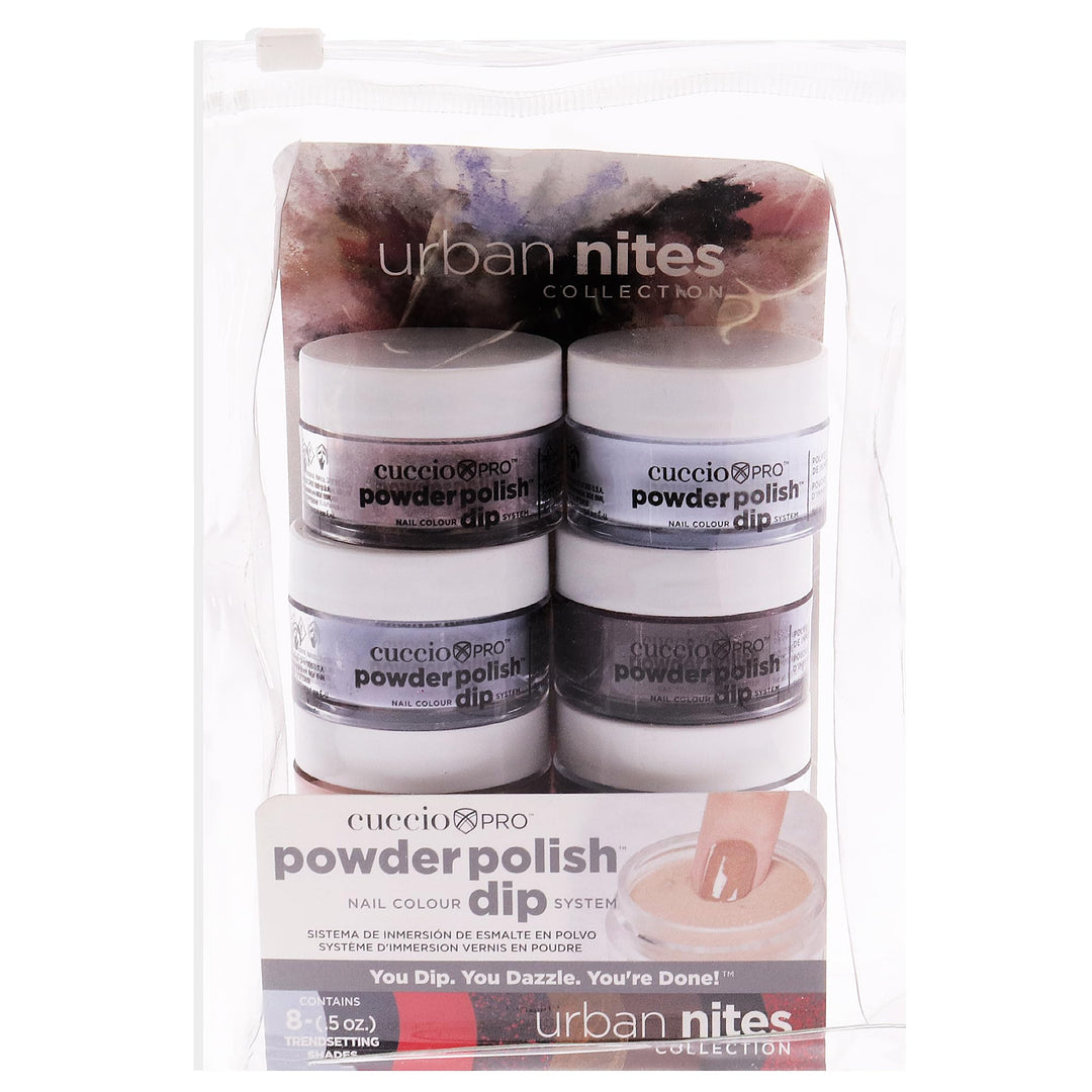 Cuccio Urban Nites Collection Nagelfarben-Dip-System zum Eintauchen von Puder Urban Nites 1 stück (1