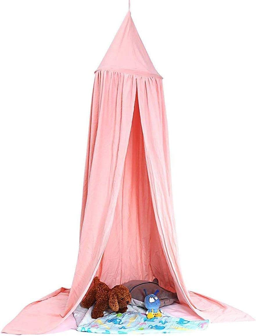 Baby Baldachin Betthimmel Chiffon Hängende Rund Moskitonetz für Babys Bett, Spielzelte, Kinderzimmer