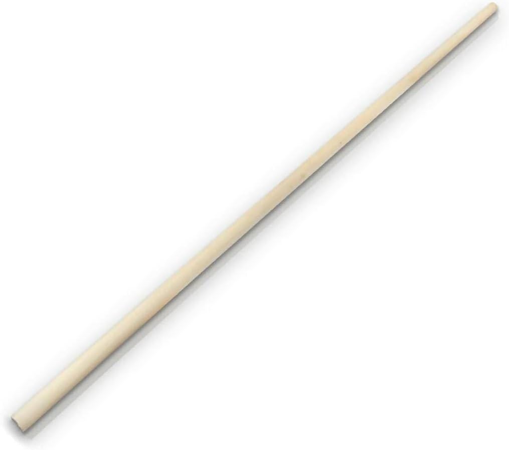 3 Stk. Besenstiel Holz Ersatzstiel, 120 cm, Holzstiel aus Buchenholz, Gerätestiel Ø22 mm, Holzstiele