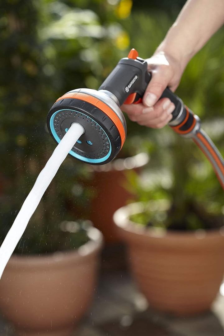 GARDENA Frostsicher – Premium-Metallsprüher (fünf Sprühmuster) + Wasserstopp Vielseitig einsetzbar M