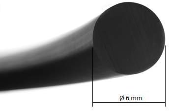 Single Tail Gummi Peitsche GP-30 (rot), Rot