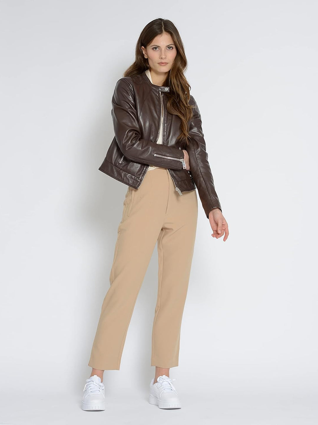 MAZE Damen Lederjacke Grenada XS dark brown, XS dark brown