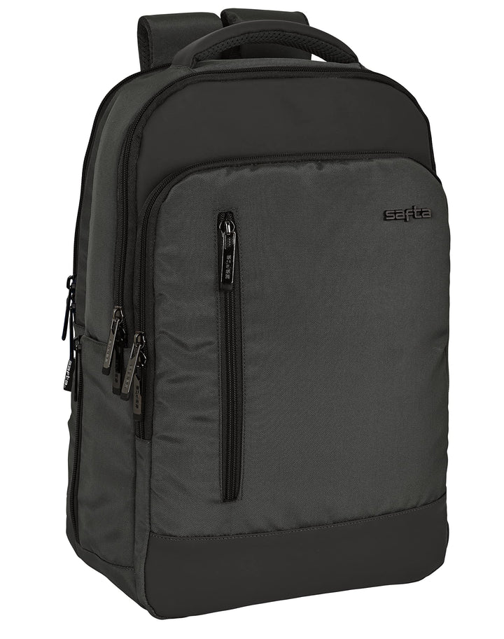 safta Unisex Kinder Tragbarer Rucksack 15,6 Zoll + Tablet + USB Business Grey 29 x 44 x 15 cm, bunt,