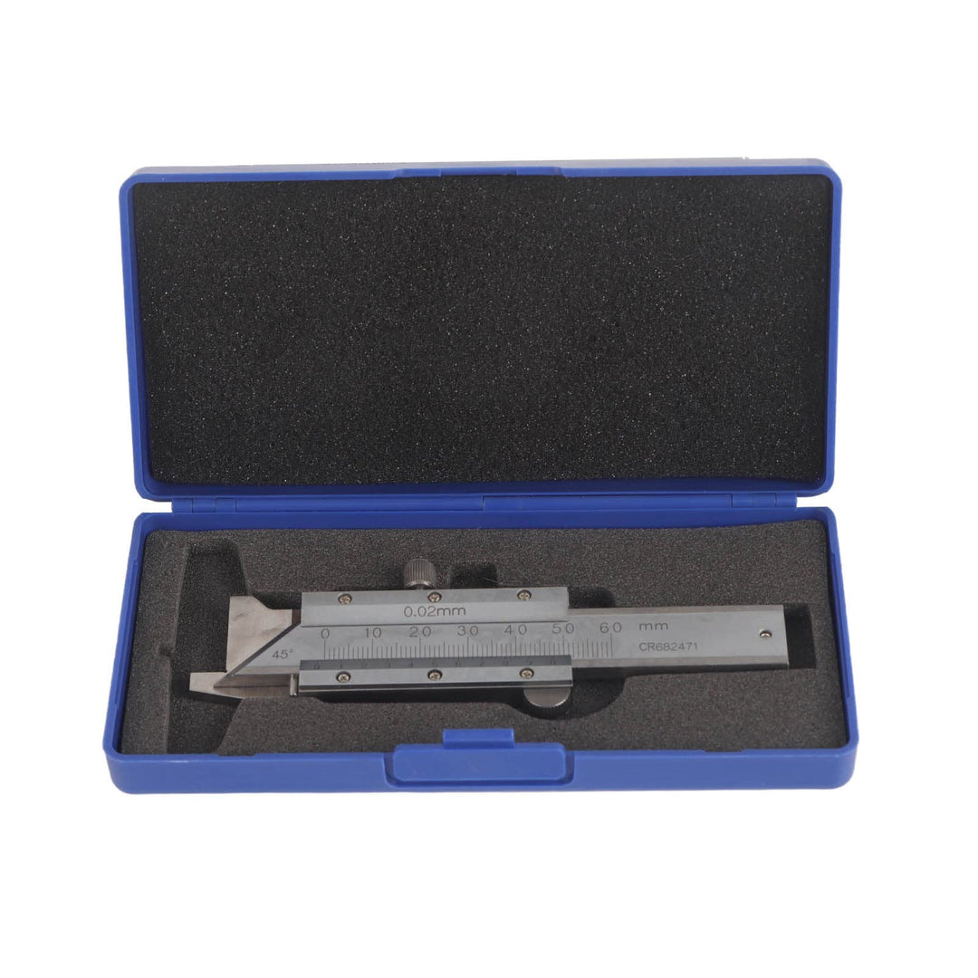 YWBL-WH Fasenmessgerät-Lineal, Messschieber aus Edelstahl, 0–50 Mm, Mechanisches Ablesewerkzeug für