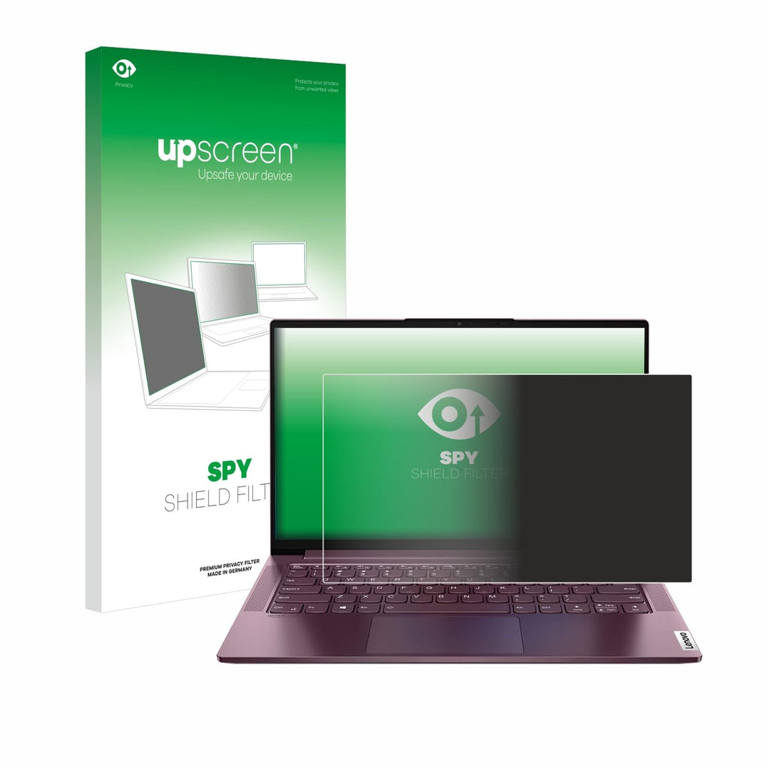 upscreen Blickschutzfilter für Lenovo Yoga Slim 7 14ARE05 Non-Touch Privacy Filter Blickschutzfolie