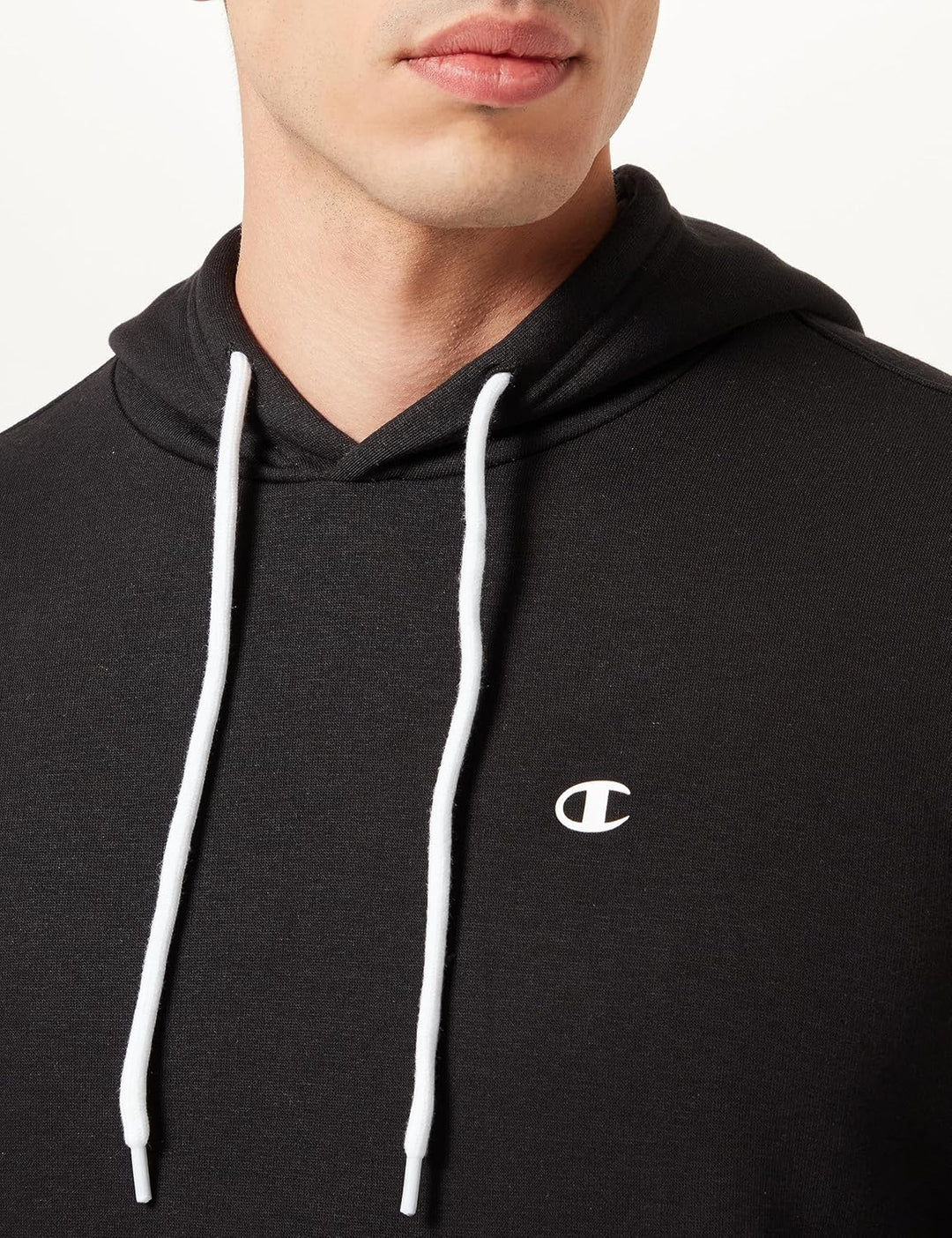 Champion Herren Legacy Basics - Powerblend Fleece Kapuzenpullover XS Schwarz, XS Schwarz