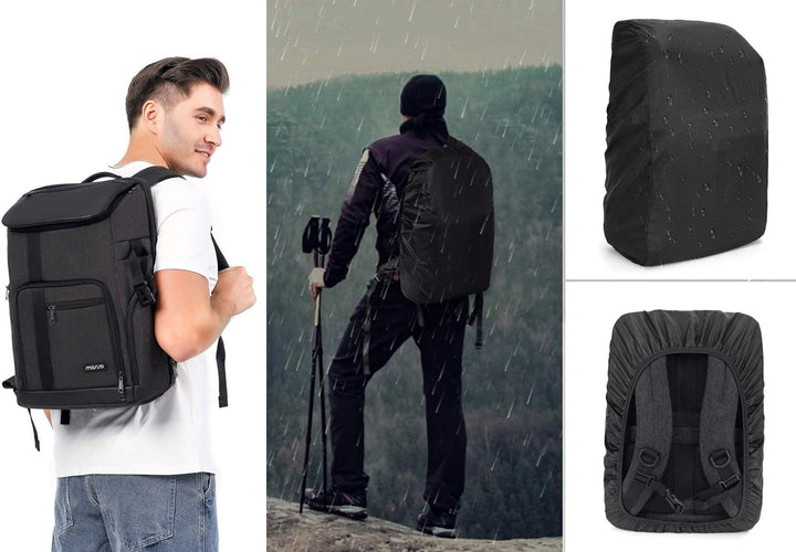 MOSISO Kamera Rucksack 17,3 Zoll, DSLR/SLR/Spiegellose Tasche Grosse Männer/Frauen Fotografie Kamera