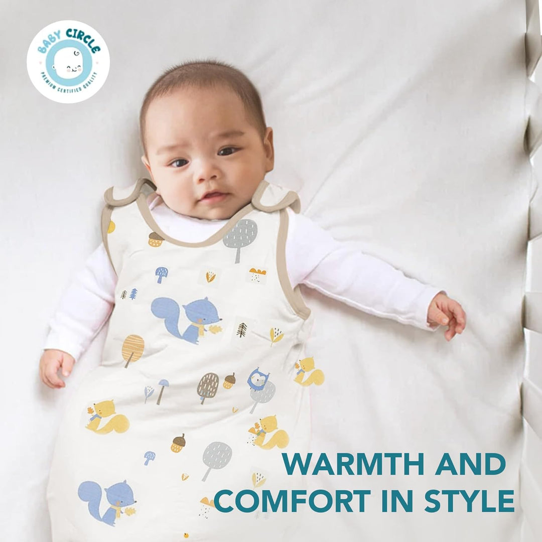 Baby Circle® Babyschlafsack | Schlafsack rund 2.5 TOG | 100% Bio-Baumwolle | Ganzjahresschlafsack |