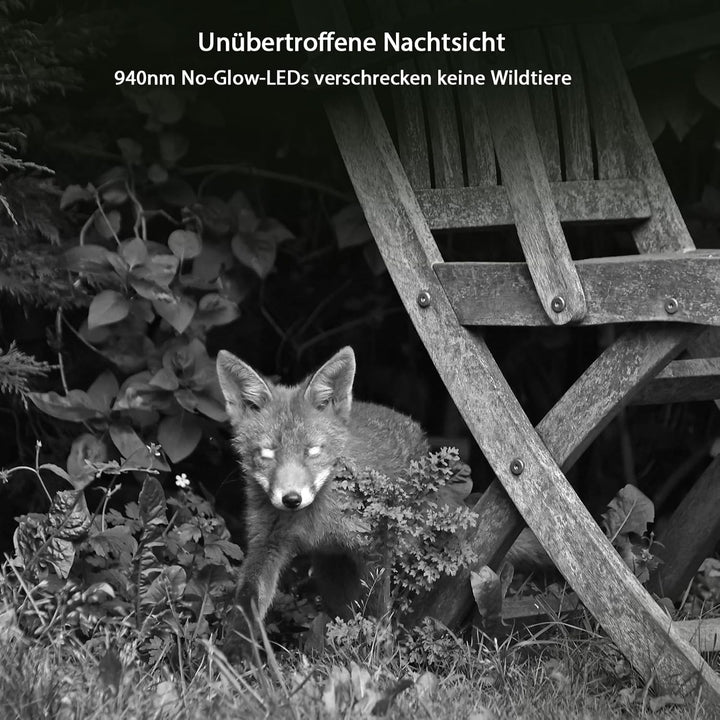 GardePro E8 2.0 Pro Wildkamera Doppelantenne WLAN mit 64GB SD Karte, 64MP H.264 4K Video Wiederaufla