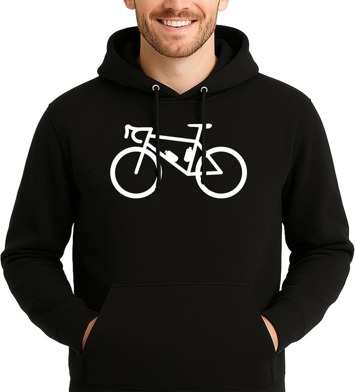 huuraa Unisex Hoodie Bike Fahrrad Pullover Vegan Grösse S-3XL mit Motiv für alle Biker Geschenk Idee