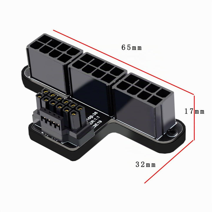 chenyang ATX3.0 PCI-E 5.0 12VHPWR 16Pin Power Modular auf 3 ATX 8Pin Stecker Adapter für 4080 5090TI