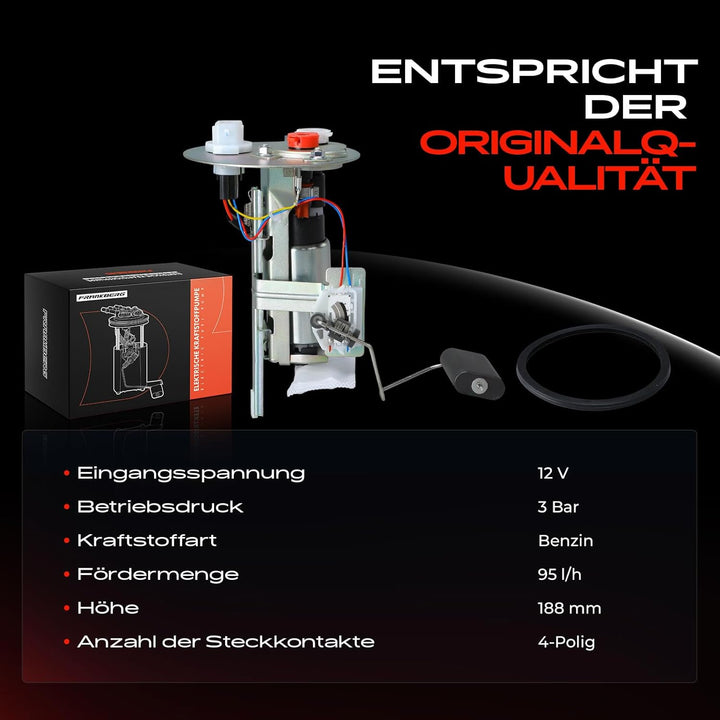 Kraftstoffpumpe Benzin für Mondeo II BAP BNP BFP 1.6L-2.5L 1996-2000 0986580404