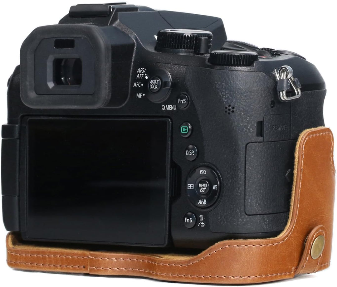 MegaGear Sony Cyber-Shot DSC-RX10 IV, DSC-RX10 III Ever Ready Leder Kamera-Case mit Trageriemen und