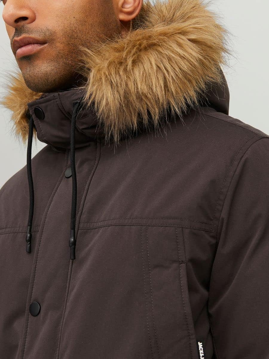 JACK & JONES Herren Jjwinner Parka Fur Jacket, S
