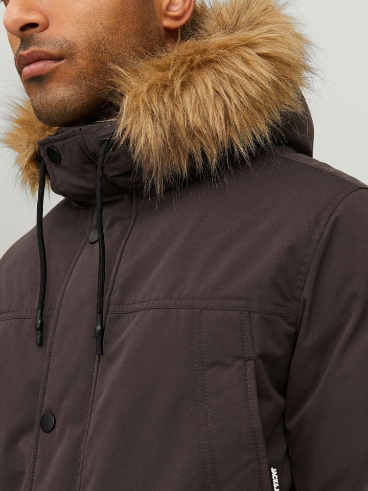JACK & JONES Herren Jjwinner Parka Fur Jacket, S