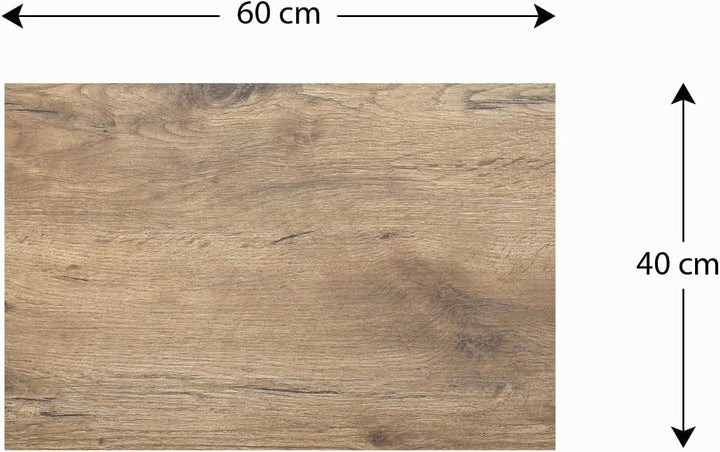ALLboards Metallische Magnettafel HOLZ BAUMSTAMM BAUMKERN 60x40cm MetalBoards Memoboard für jede Art