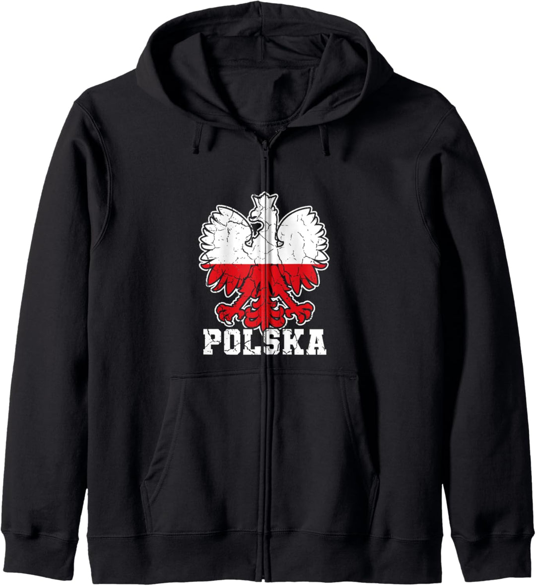 Polska Polnischer Adler Polnisches Wappen Polen Kapuzenjacke