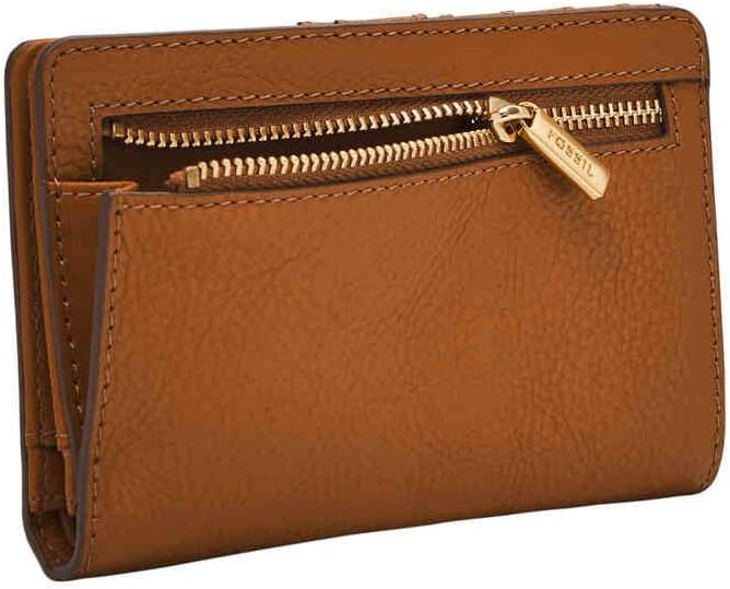 Fossil Liza Portemonnaie aus Leder oder Polyester für Damen Braun Gestreift, Braun Gestreift