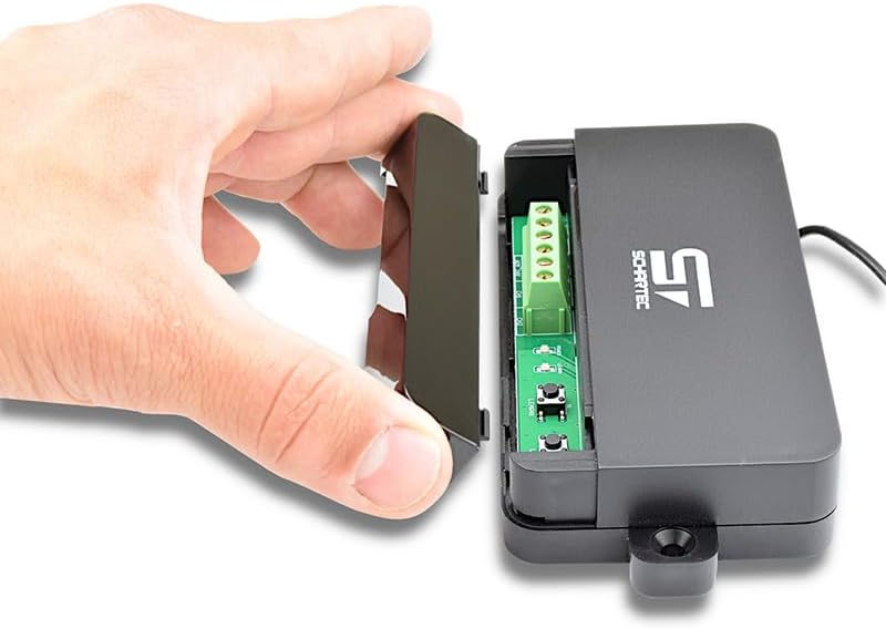 SCHARTEC® Universal Funkempfänger für Garagentorantrieb 5er Set Funk Empfänger 433 MHz mit 5 Handsen