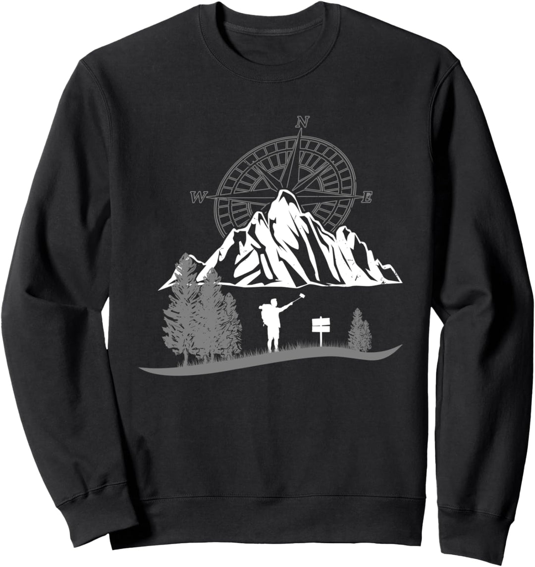 Berge und Wandern für Herren, Damen und Kinder Wander Sweatshirt